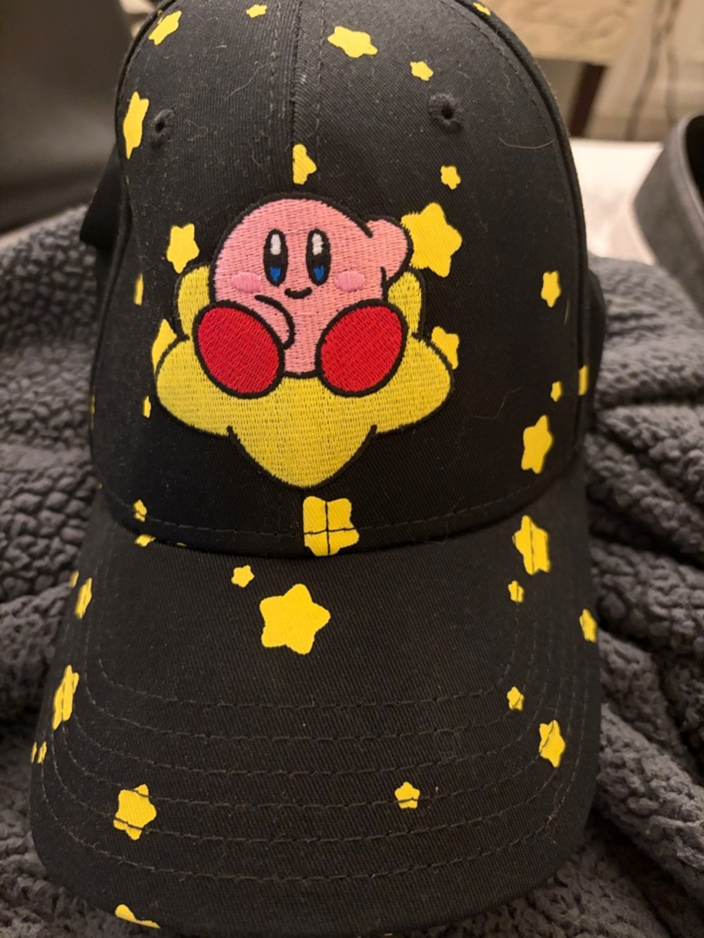 Neff Black and Yellow Kirby Star Baseball Hat
